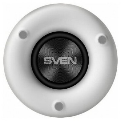 Колонка SVEN PS-265, white (10W, TWS, Bluetooth, FM, USB, microSD, 2000mA*h)