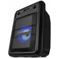 Колонка SVEN PS-400, black (12W, TWS, Bluetooth, FM, USB, microSD, LED-display, 1200mA*h)