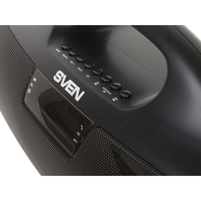 Колонка SVEN PS-460, black (18W, Bluetooth, FM, USB, microSD, LED-display, 1800mA*h)