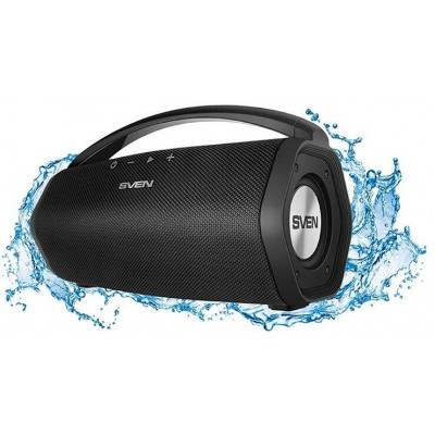 Колонка SVEN PS-320, black (15W, Waterproof (IPx7), Bluetooth, 2000mA*h)