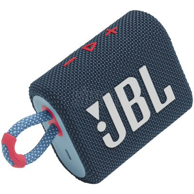 Беспроводная колонка JBL GO3, Blue-Pink
