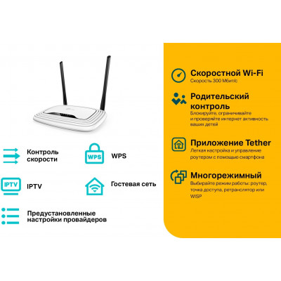 Wi-Fi роутер TP-LINK TL-WR841N