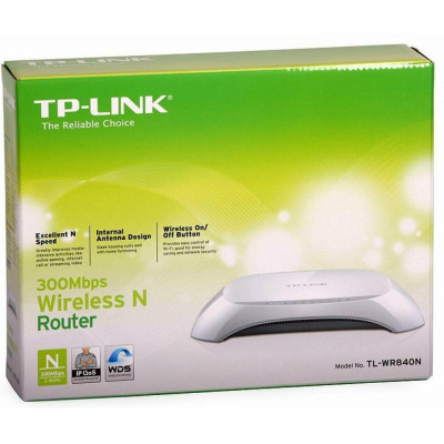 TP-Link TL-WR840N(RU) Беспроводной маршрутизатор серии N, скорость до 300 Мбит/с