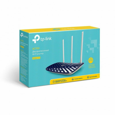 TP-Link Archer C20(RU) AC750 Беспроводной двухдиапазонный маршрутизатор