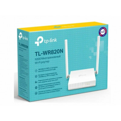 TP-Link TL-WR820N(RU) Беспроводной маршрутизатор серии N, скорость до 300 Мбит/с