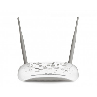 TP-Link TD-W8961NRU (2019) Беспроводной маршрутизатор  со встроенным модемом ADSL2+, скорость до 300