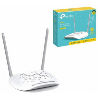 TP-Link TD-W8961NRU (2019) Беспроводной маршрутизатор  со встроенным модемом ADSL2+, скорость до 300