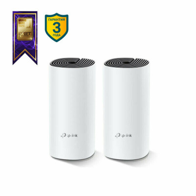 TP-Link Deco E4 Домашняя Mesh Wi-Fi система 2 pack