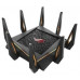 Wi-Fi Роутер ASUS ROG Rapture GT-AX11000, Wi-Fi 6, 802.11ax, AX11000, 1x1Gb WAN, 4x1Gb LAN, 1x2,5Gb, 2xUSB 3.1, AiMesh, Game Boost, Game Radar, Alexa, Ai Protection Pro, Adaptive QoS,