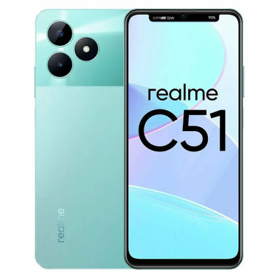 Смартфон Realme C51 4+128 Gb Mint Green RMX3830 INT+NFC