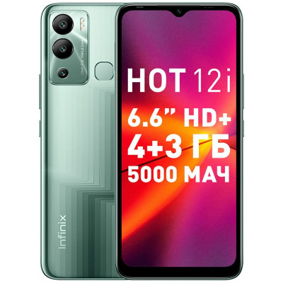 Смартфон infinix HOT 12i 4+64GB blue