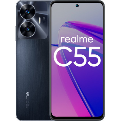 Смартфон Realme C55 8+256Gb Rainy Night RMX3710 INT+NFC RU