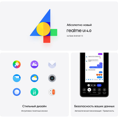 Смартфон Realme C55 8+256Gb Sunshower RMX3710 INT+NFC RU