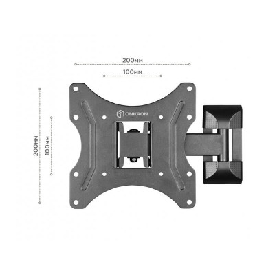 ONKRON Кронштейн M2cn ЧЕРНЫЙ