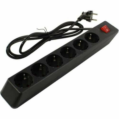 SVEN Сетевой фильтр Surge Protector Optima 1,8 m (6 sockets) black, color box