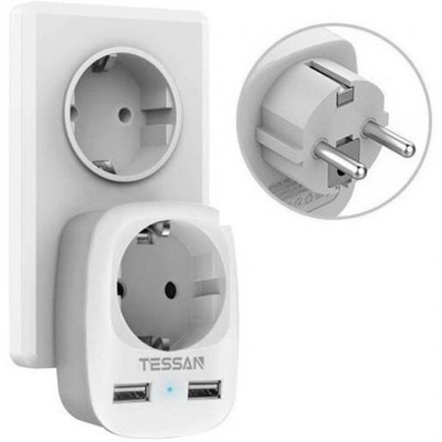 Сетевой фильтр Tessan TS-611-DE белый