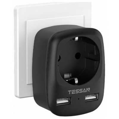 Сетевой фильтр Tessan TS-611-DE черный