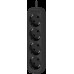 Удлинитель DEFENDER с заземлением M430 3 м, 4 розетки