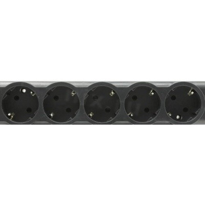 Сетевой фильтр Defender ES LARGO - 5,0 М, 5 розеток, черный