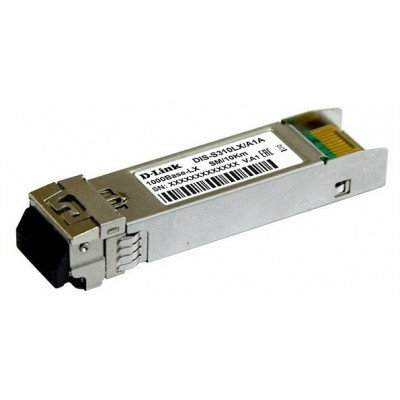 D-Link DIS-S310LX/A1A SFP-трансивер с 1 портом 1000Base-LX для одномодового оптического кабеля (до 1