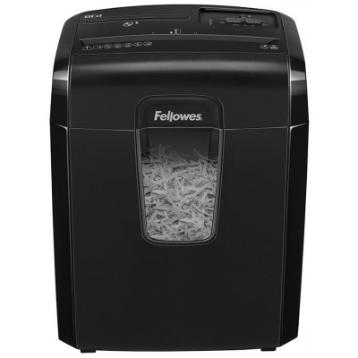 Шредер Fellowes® PowerShred® 8Cd, DIN P-4, 4х35мм, 8лст., 14лтр.,уничт.: скобы,скр., пл.карты,CD