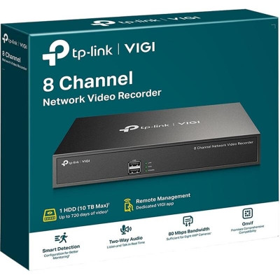Tp-link NVR1008H VIGI Восьмиканальный сетевой видеорегистратор