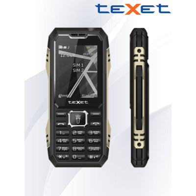 Мобильный телефон Texet TM-D424 черный