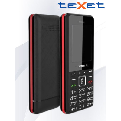 Мобильный телефон Texet TM-D215 красный