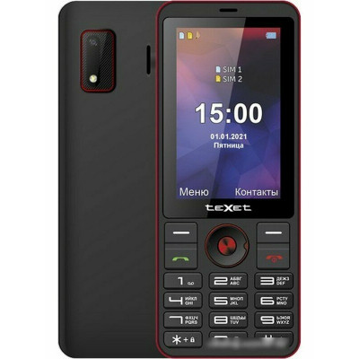 Мобильный телефон Texet TM-321 черно-красный