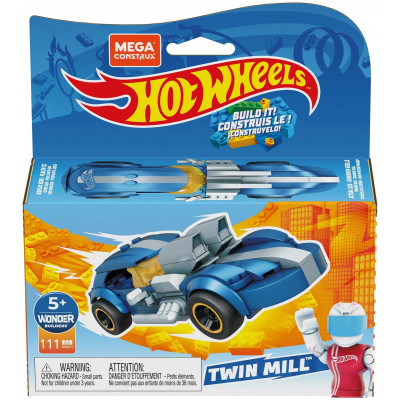 КОНСТРУКТОР MEGA CONSTRUX HOT WHEELS МАШИНКА ГОНОЧНАЯ RODGER D