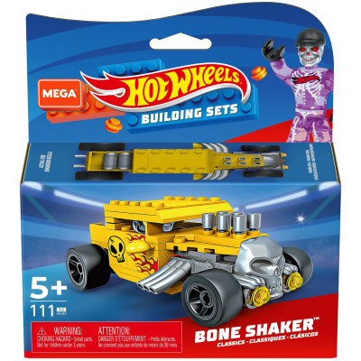 КОНСТРУКТОР MEGA CONSTRUX HOT WHEELS МАШИНКА ГОНОЧНАЯ RODGER D