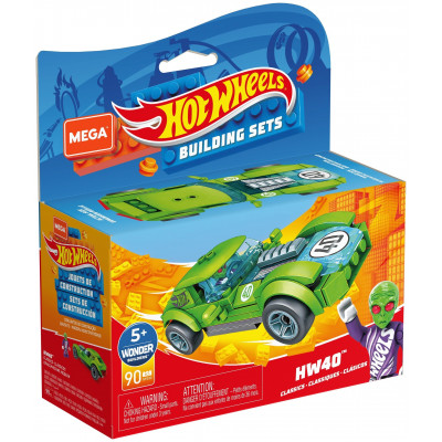 КОНСТРУКТОР MEGA CONSTRUX HOT WHEELS МАШИНКА ГОНОЧНАЯ RODGER D