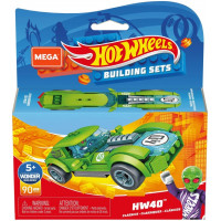 КОНСТРУКТОР MEGA CONSTRUX HOT WHEELS МАШИНКА ГОНОЧНАЯ HW40