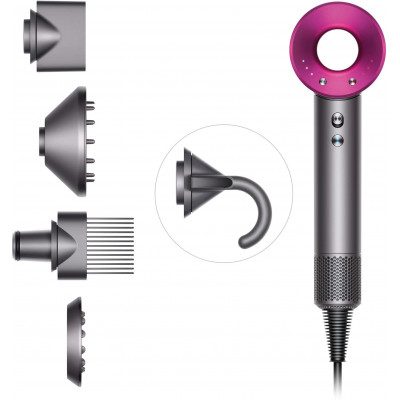 Фен Dyson HD07 Supersonic черный/никель (386816-01)