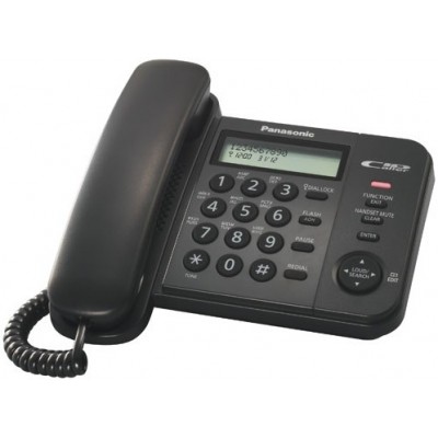 Проводной телефон Panasonic KX-TS2356RUB черный