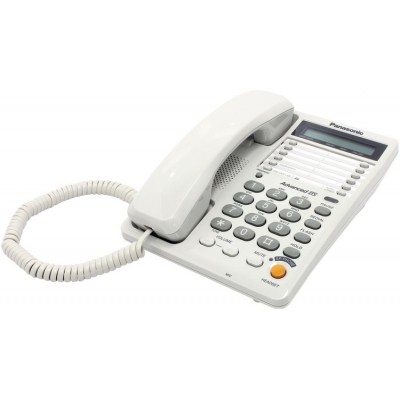 Проводной телефон Panasonic KX-TS2365RUW белый