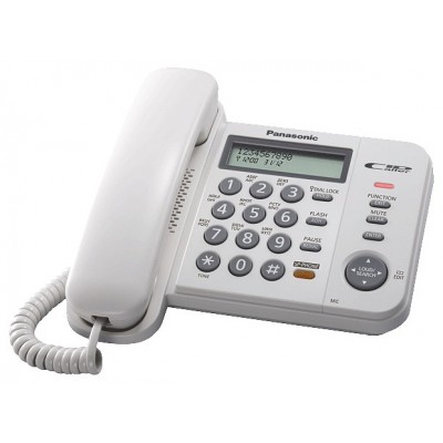 Проводной телефон Panasonic KX-TS2358RUW белый