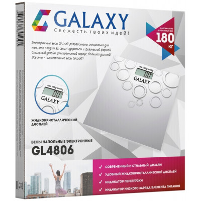 Напольные весы Galaxy электронные GL 4806 до 180 кг