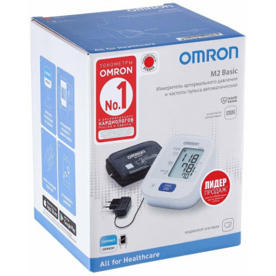 Тонометр Omron M2 Basic HEM 7121-ALRU