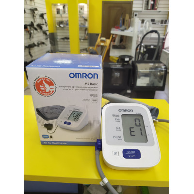 Тонометр Omron M2 Basic + средняя манжета HEM 7121-ARU