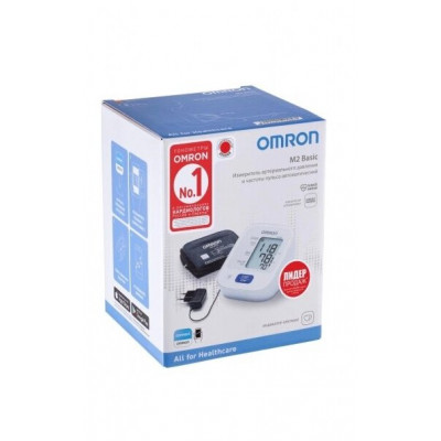 Тонометр Omron M2 Basic + средняя манжета HEM 7121-ARU