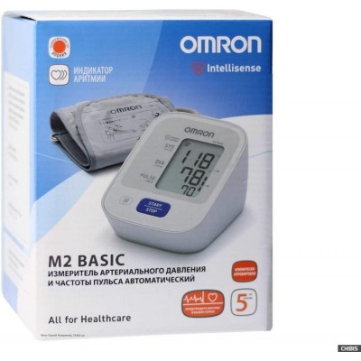 Тонометр Omron M2 Basic HEM 7121-RU автоматический на плечо