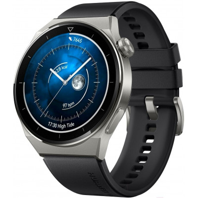 Huawei Watch GT3 Pro 46mm Black Fluoroelastomer Strap (ODN-B19/MCHN07)