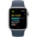 Apple Watch SE GPS 40mm Silver Aluminium Case with Storm Blue Sport Band - S/M