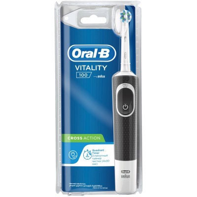 Электрическая щетка Oral-B механическая Vitality 100 CrossAction щетина средняя