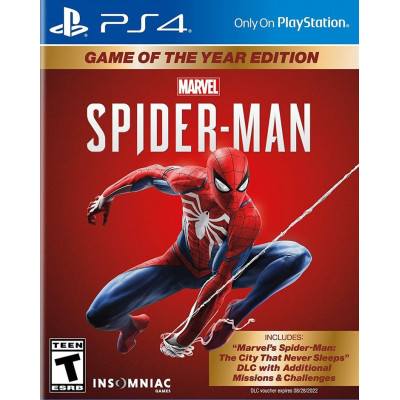 Видеоигра Marvel Spider-Man GOTY PS4