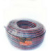 Шланг поливочный ПВХ усиленный премиум,пищевой трехслойный армированный 3/4, 50 м (чёрн-красн) Вихрь