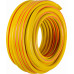Шланг поливочный ПВХ усиленный, пищевой трехслойный армированный 1/2, 25 м (жёлтый) Вихрь, шт