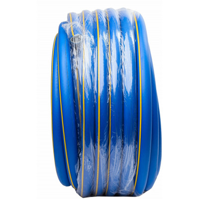 Шланг резиновый армированный, 19х25-1,0 - ВГ., бухта 25 м (синий с жёлтой полоской) ТЭП Вихрь