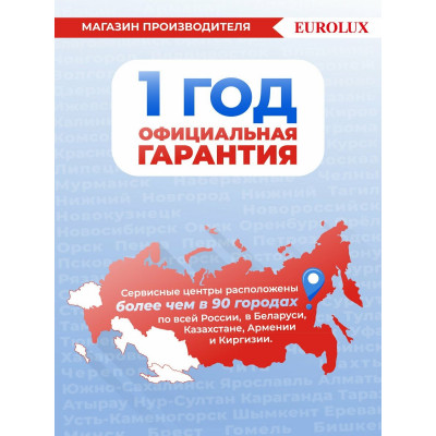 Тепловая электрическая пушка ТЭПК-EU-3000K (керам.нагревательный элемент,круглая) Eurolux, шт